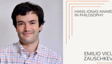 Académico Emilio Vicuña obtiene el Hans Jonas Award a la mejor tesis doctoral en Filosofía de The New School for Social Research